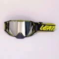 Military green frame silver piece (6.5 double layer anti-fog)