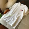 White Small Red Heart + Small Bordeaux Heart