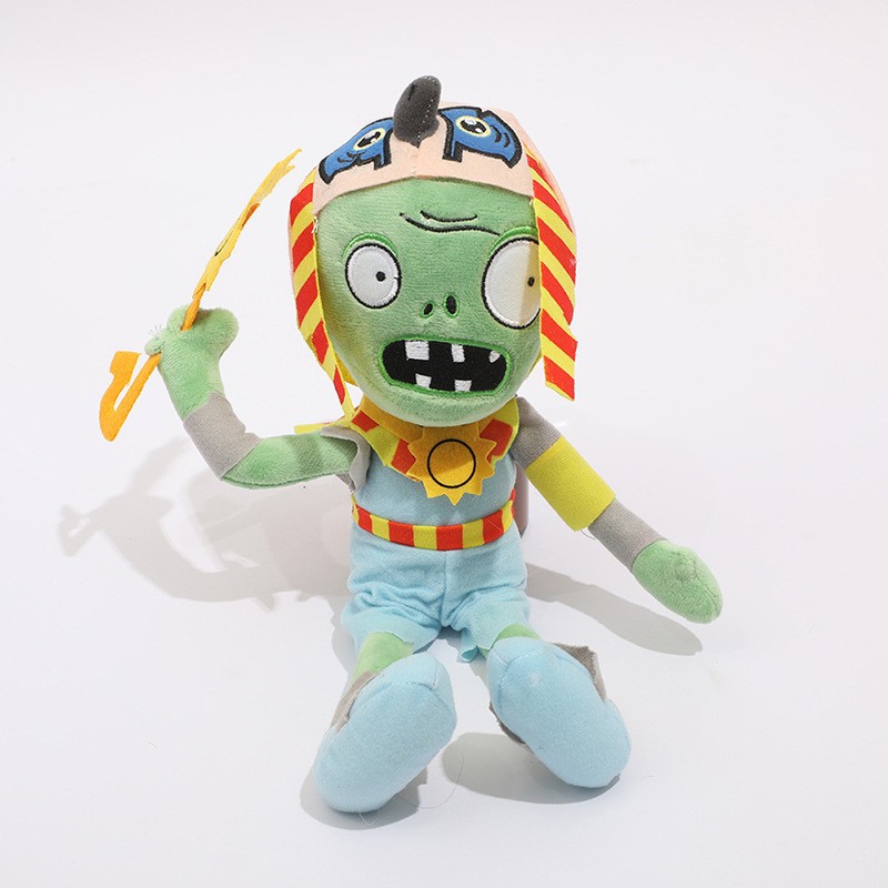 热销全套植物人大战臭僵尸毛绒玩具游戏周边公仔儿童生日礼物毛绒