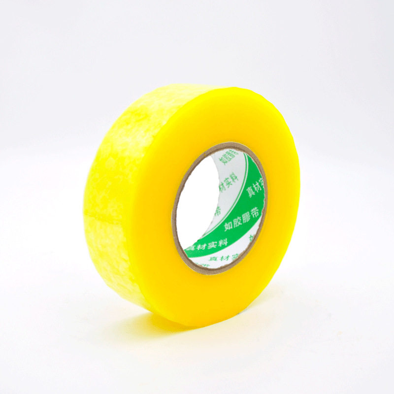 Large roll transparent tape sealing box wide tape beige express packing tape high adhesive household wrapping paper sealing film