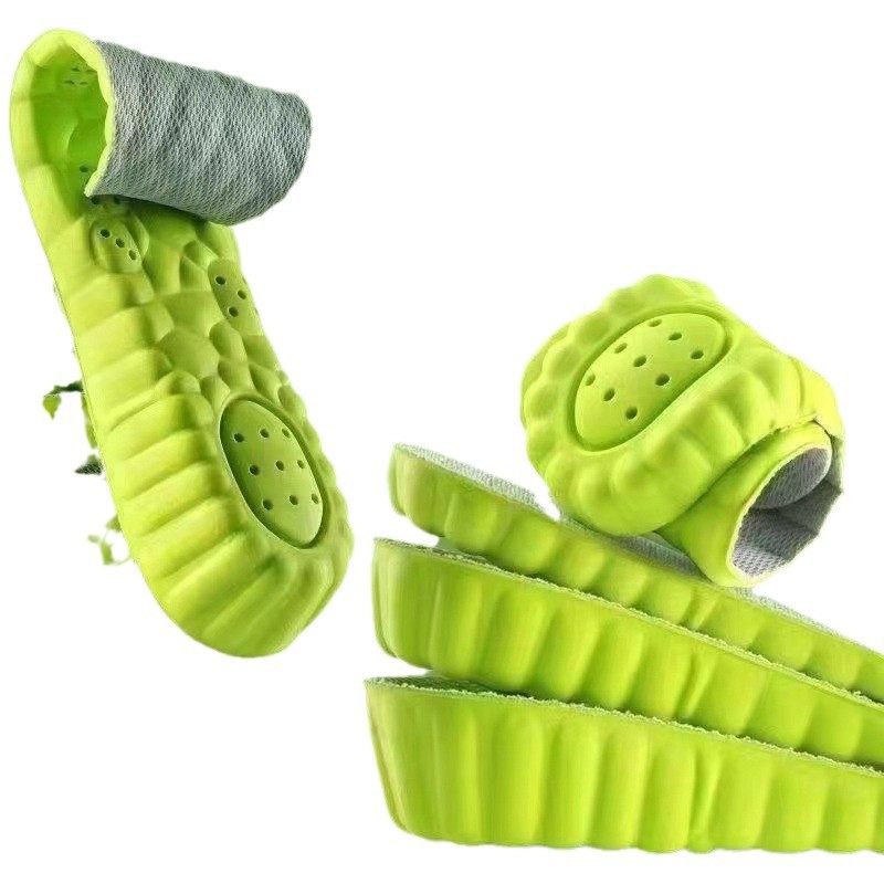 Invisible inner heightening insole does not collapse for a long time to stand shock absorption deodorant heel pad men and women heightening not tired heightening insole