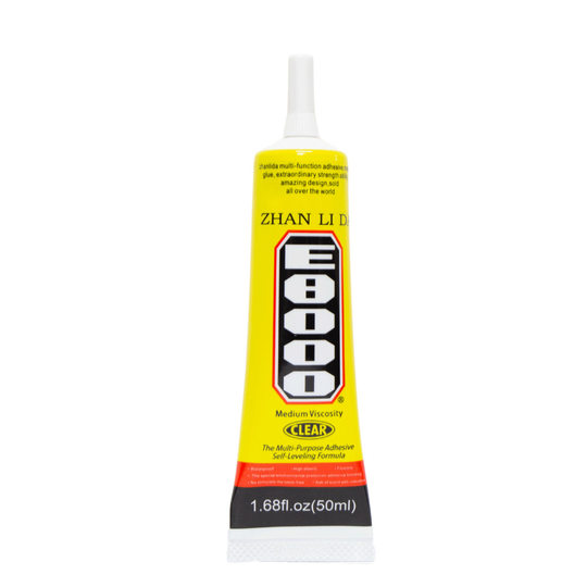 Authentic E8000 glue mobile phone screen headset sealant clothes leather cloth sticker Diamond glue 3ml small glue