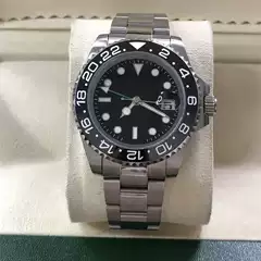 2025 Steel Band Gmt Automatic Mechanical Watch Men's Business Watch Luxury Brand Direct from Manufacturer Vintage Watch