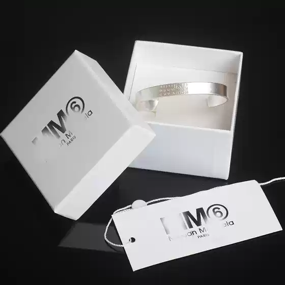 In-Stock Items Shipped Instantly Mmm Unisex Couple Bracelet M6 Bangle Maji Jewelry with Box