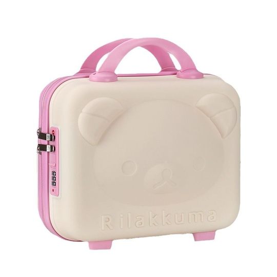 Luggage 14inch Cosmetic Case Souvenir Suitcase Female Pp Bear Mini Password Box Handbag Gift Box Wholesale
