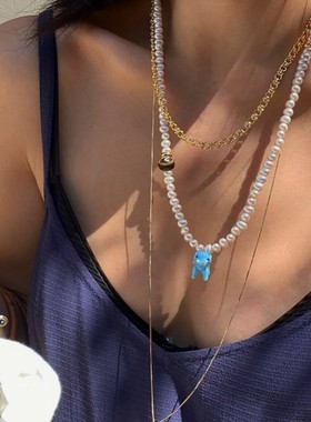 atelier珍珠项链-镀金