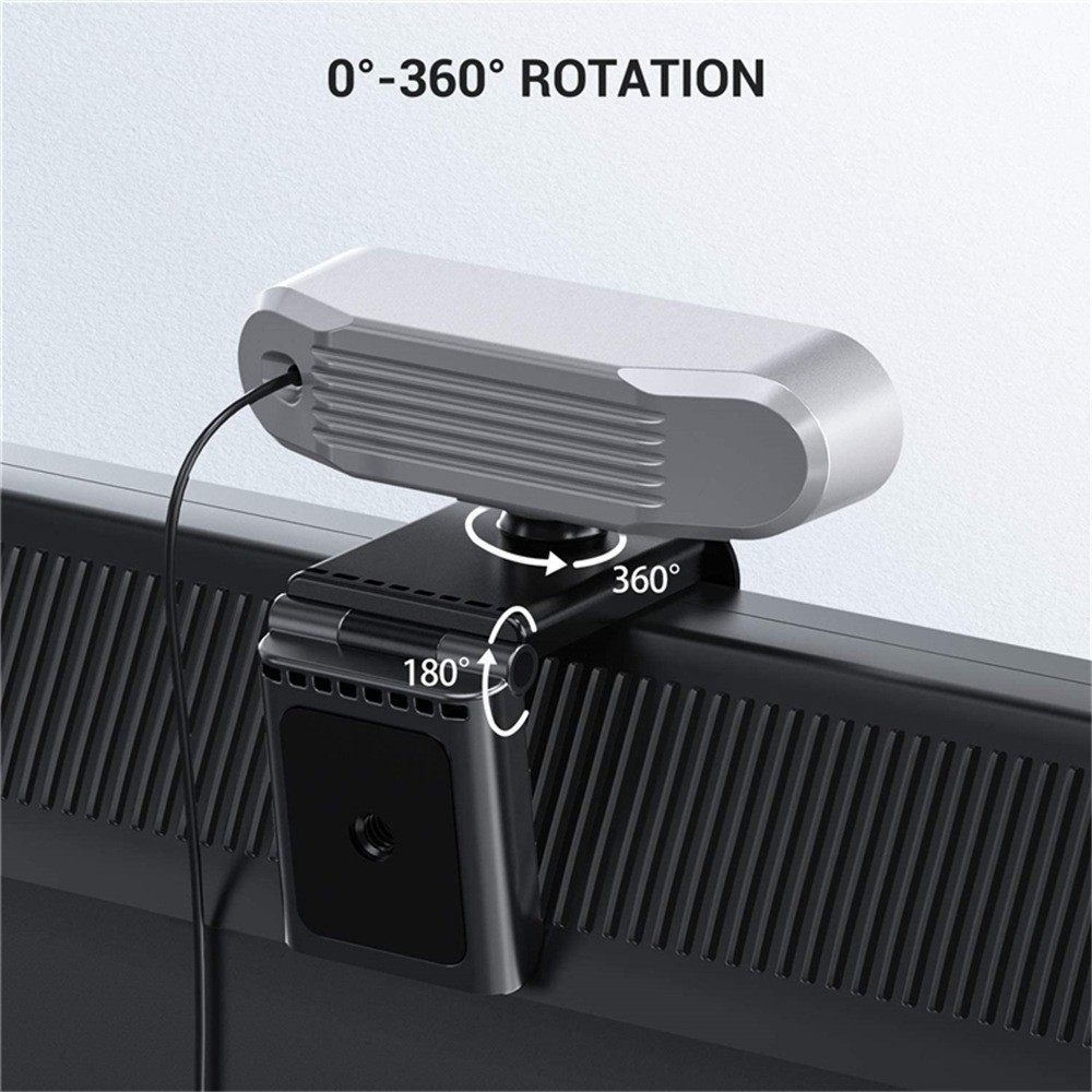 New 4K Ultra-High Definition Factory Direct Supply B12 Online Class Teaching 2K Live Conference Driver-Free USB Computer Camera