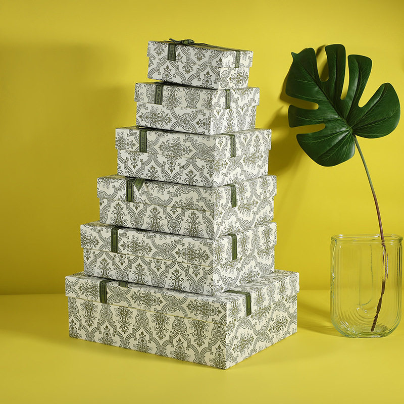 Wholesale Gift Boxes with Lids, Gift Packaging Boxes, Bow-Knot Gift Boxes, Large Empty Gift Boxes, Gift Boxes with Gold Stamping