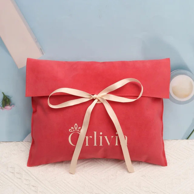 Brand High-End Jewelry Bag, Customized Exquisite Cosmetics Storage Bag, Velvet Thickeneded Velvet Snap Bag