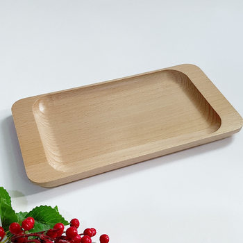 Spot Japanese Style Square Tray Creative Simple Desktop Multi-Function Storage Tray Household Children's Fruit Dispel