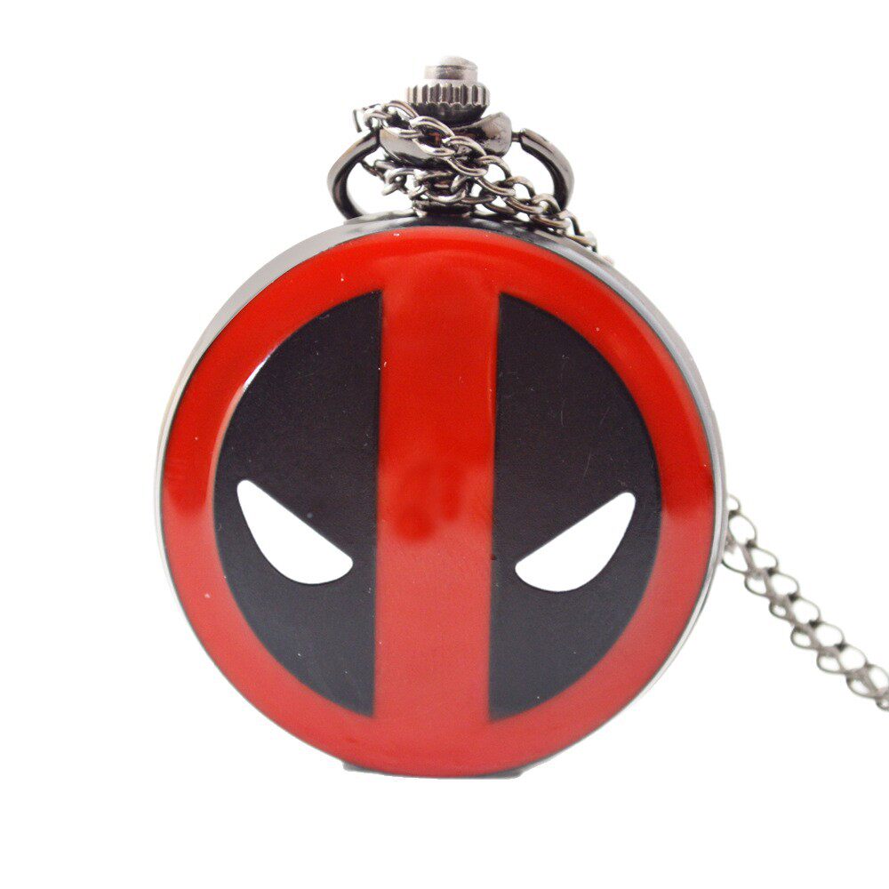 夏季动漫卡通怀表复仇者联盟石英表儿童项链怀表复古翻盖怀表批发