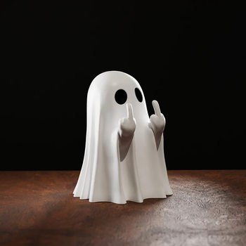 Cross-border New Halloween Cute White Ghost Party Decoration Courtyard Decoration Study Desktop Decoration Small Ornaments