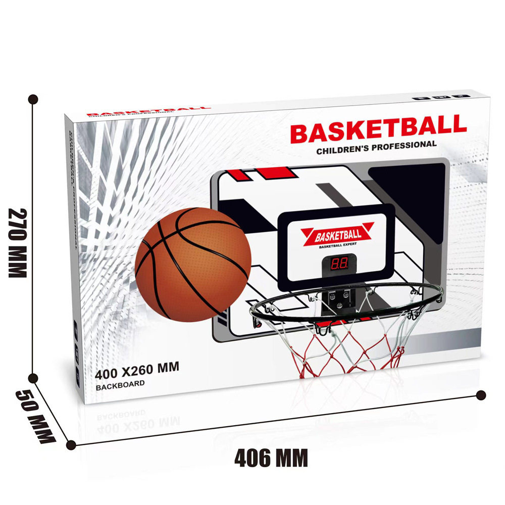 Amazon Children's Basketball Hoop Indoor Punch-Free Wall-Mounted Outdoor Dunkable Iron Basketball Hoop Shooting Toy