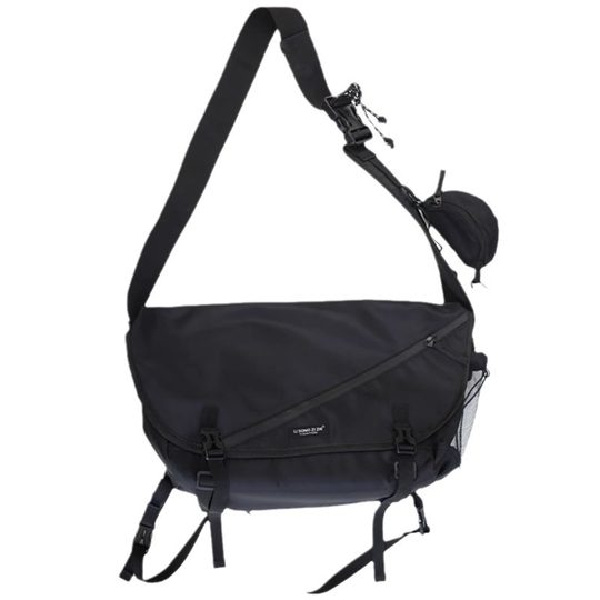 Men's Tooling Bag Crossbody Bag Trendy Brand Harajuku Function College Postman Computer Casual Shoulder Backpack for Women