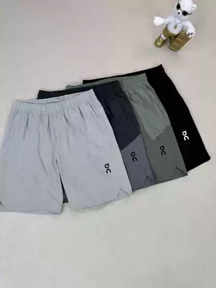 On Ang Running Summer Outdoor Fitness Quick-Drying Breathable Shorts Multi-Color Splicing Elastic Waist Sports Casual Pants