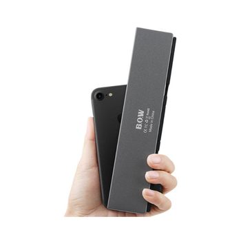 Bow Hangshi Hb199 Business Texture Foldableing Keypad Mobile Phone Computer Adapted Rechargeable Office Keypad