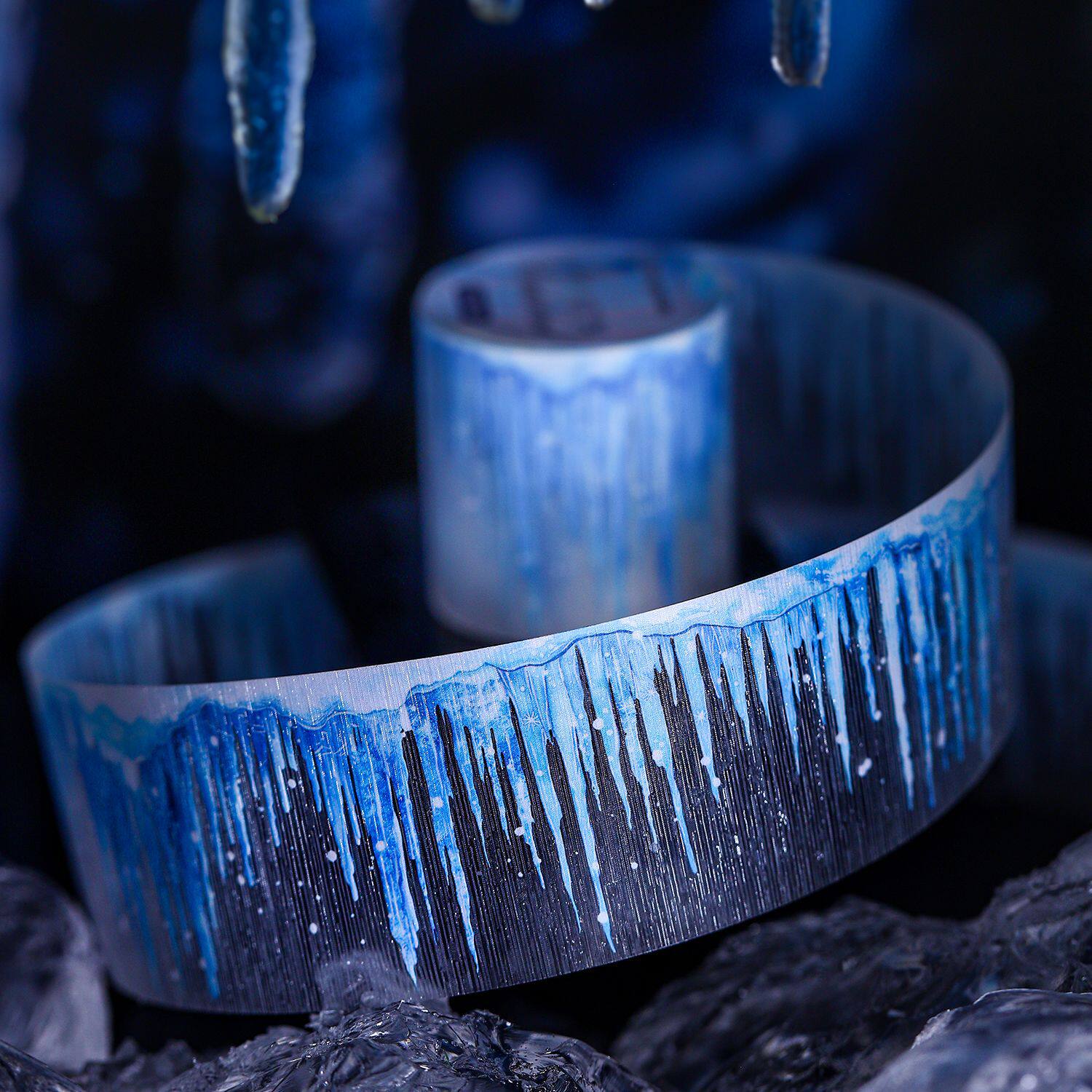 A Beautiful Day PET Tape Ice Field Qiyuan Series Winter Landscape Theme Hand Account Material Cycle Post 6