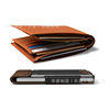 Factory Ready Stock Amazon Cross-Border New Pull-Out Ultra-Thin Two-Tone Genuine Leather Wallet Men's Card Holder Rfid
