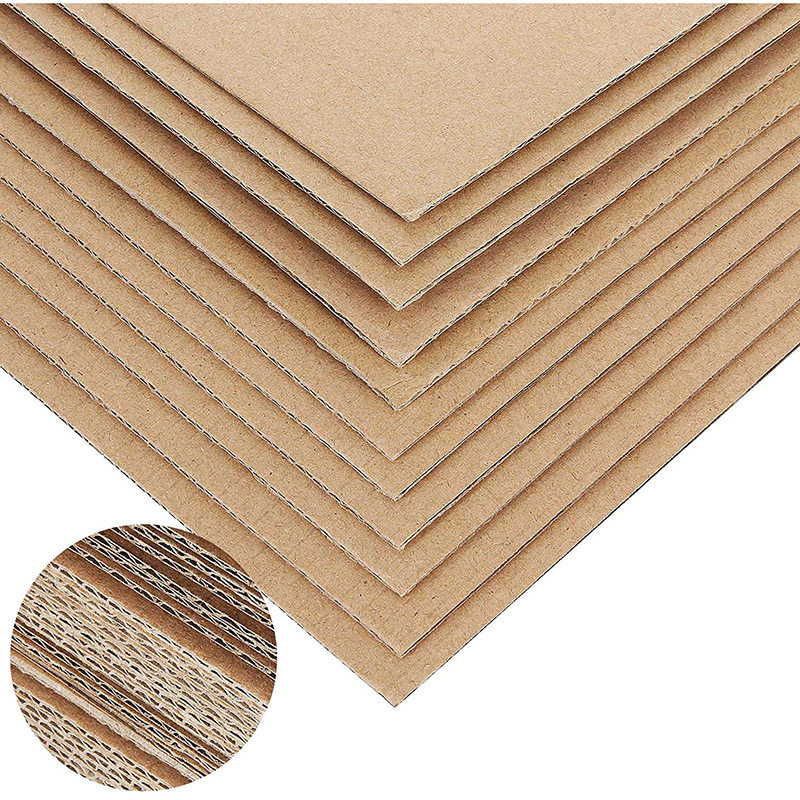 E-commerce packaging fruit box partition cardboard super hard three-layer Kraft corrugated cardboard knife card carton compartment wrapping layer