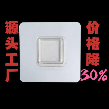 Wall-Mounted Storage Rack Self-Adhesive Flat Buckle Soap Dish Bottom Buckle Traceless Adhesive Snap-On Buckle Universal No-Drill Square Buckle