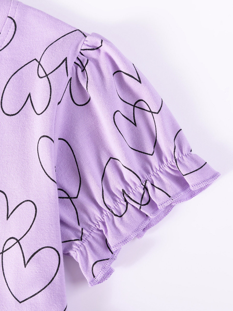 Dropshipping & distribusi gaun anak, gaun anak lengan pendek musim panas, gaun anak lucu gaya