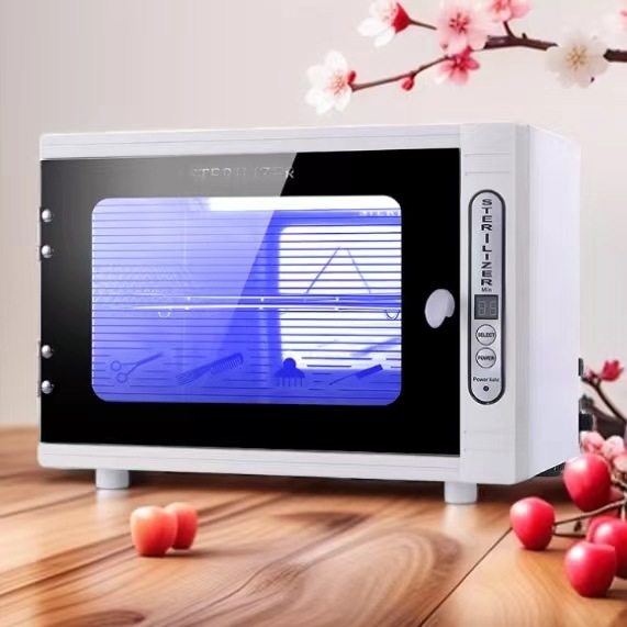 Ultraviolet disinfection cabinet, hair salon and manicure disinfection box, desktop disinfection equipment,12L