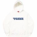 E551supreme22 preme hooded sweatshirtwhite