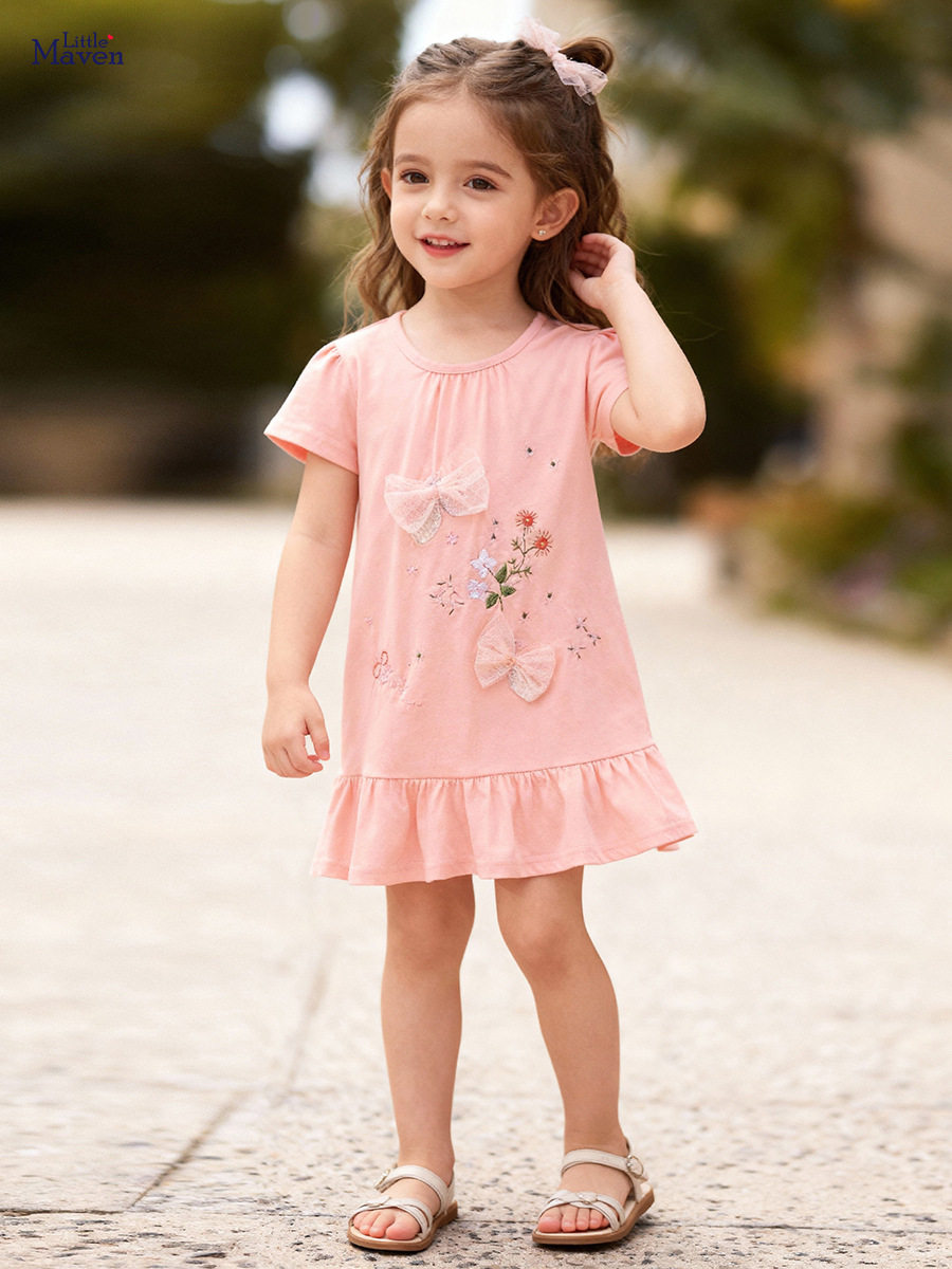 Source Factory Kids' Dress Wholesale, New Summer Kids' Dress, Cute Cotton Girls' Skirt