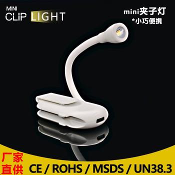 Creative Cross-Border Mini Clip Lamp Learning USB Charging Lamp Bedside Convenient Lamp Student Reading Dormitory Night Light
