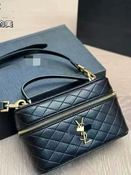 Cross border exclusive membership gift VIP box bag, crossbody bag, textured genuine leather women's bag, retro makeup round bucket handbag