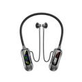 LY-19+Neckband Earphones+Gun Gray+Pouch