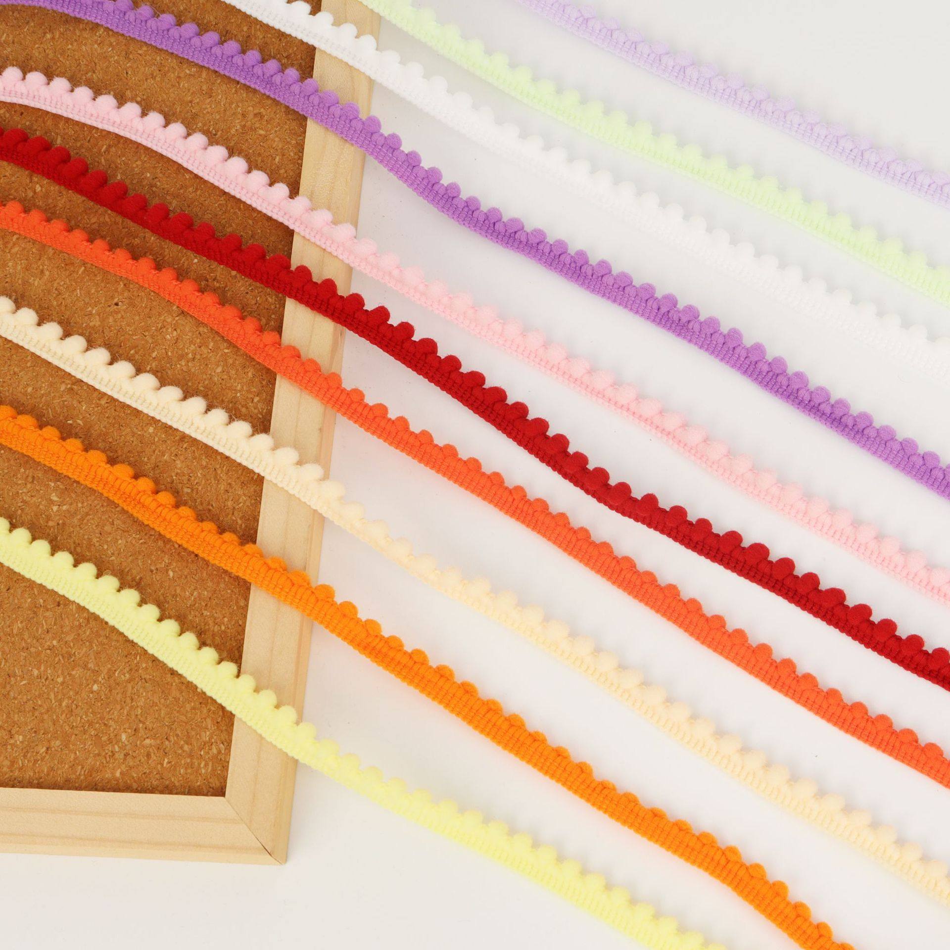 Factory Direct Sales in Stock 35 Colors Tooth Lace Dog Tooth Small Fur Ball Bubble Lace Clothing Accessories Accessories