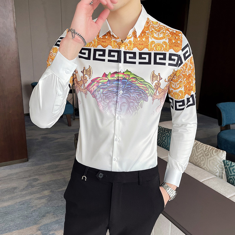 Mã A0118 Giá 610K: Áo Sơ Mi Nam Hadk Dài Tay Hàng Mùa Hè Phong Cách Âu Mỹ Họa Tiết Hoa Thời Trang Nam Chất Liệu G02 Sản Phẩm Mới, (Miễn Phí Vận Chuyển Toàn Quốc).
