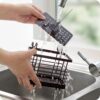 Wrought Iron Drying Chopsticks Cage Household Kitchen Chopsticks Storage Rack Countertop Desktop Chopsticks Cage Spoon Storage Box Chopsticks Holder