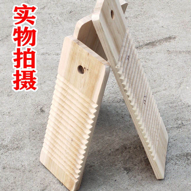 Washboard for Kneeling, New High-Quality Wooden Small Extended Hand-Made Clothes Cleaning Tool for Home Use, Anti-Mold
