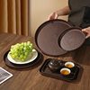 Wood Grain Round Tray Coffee Shop Afternoon Tea Cake Dessert Tray Bakery Store Food Photography Plate
