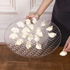 Large Dumpling Curtain Tray Cover Curtain Dumpling Placement Tray Kitchen Grate Round Non-Stick Cover Placemat Wholesale