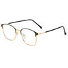 Fashion New Style Glasses Frame Men's and Women's Retro Metal Square Glasses Frame Trendy Color Changing Anti-Blue Light Glasses Foreign Trade Glasses