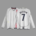 2002 england home number 7 + armband