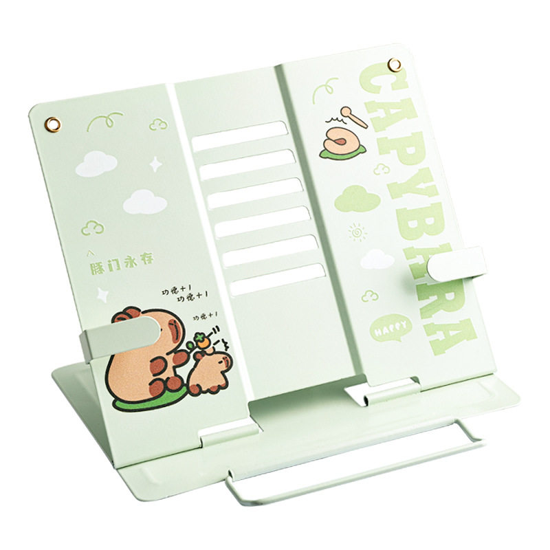 Student's Multifunctional Reading Rack Children's Reading Book Bookshelf Flip Book Holder Book Fixing Artifact Desktop Reading Stand