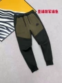 Dark green and army green trousers