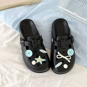 Internet-Famous Summer Eva Slippers for Women, Non-Slip, Lightweight, Versatile Nurse Shoes, Soft-Soled Beach Shoes, Simple Style