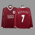 2006-07 Man L Home Long Sleeve + Print No.7