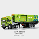 Легкосплавная расширенная версия рефрижераторного грузовика toy transporter контейнеровоз игрушечная модель детского симулятора грузового автомобиля