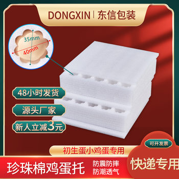 Pearl Cotton Egg Hanger Small Eggs Newborn Eggs Express Special Carton Shockproof Drop-proof Foam Cotton Native Egg Hanger