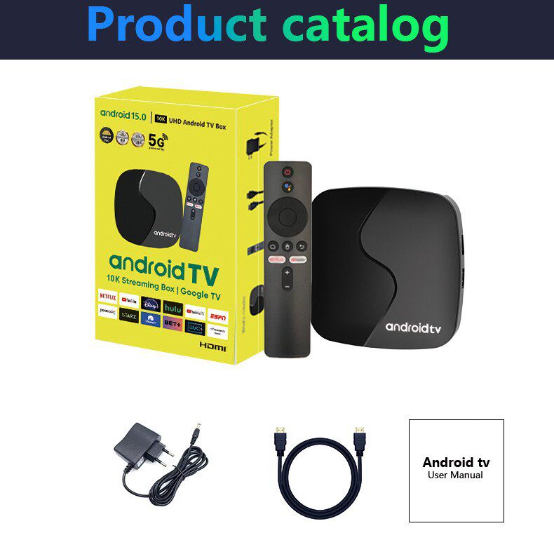 Androidtv Box Cross-Border Hd Network Set-Top Box 5g Wifi Tv Set-Top Box Network Player