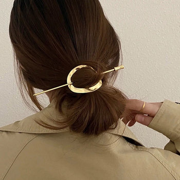 South Korea Cool Style Elegant Daily Hair Hairpin Hair Hairpin Ball Head Disc Hair Headwear Fashion Modern Round Hairpin
