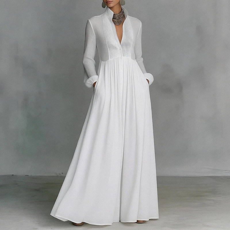 Elegant Womens Maxi Dress Summer Collection Fashionable Design Flowy Silhouette Perfect for Parties and Events