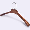 High-End Hotel Wide Solid Wood Clothes Hanger, Wooden Trouser Rack, Suit Non-Marking Trouser Clip, Wooden Clothes Support, Clothes Drying Rack with Clips