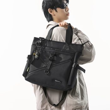 2025 New Style Tooling Men's Portable Briefcase Waterproof Large Capacity Handbag Men's Functional Bag Crossbody Bag